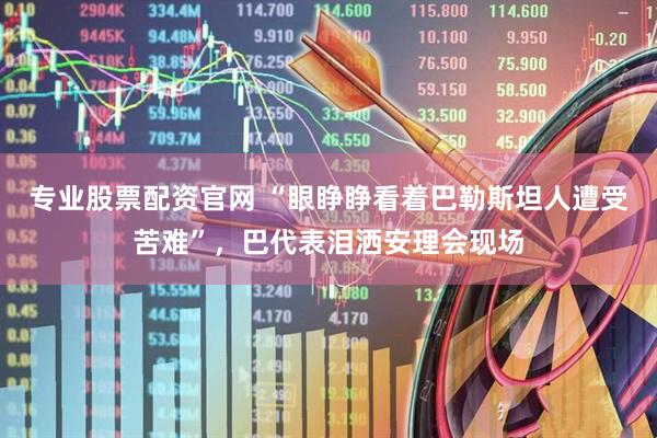 专业股票配资官网 “眼睁睁看着巴勒斯坦人遭受苦难”，巴代表泪洒安理会现场